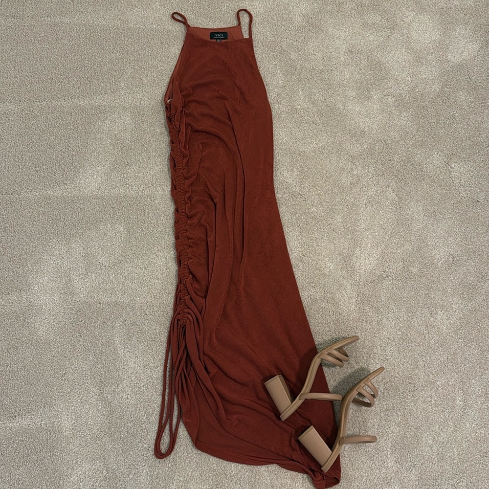 Vici Rustic Road Adjustable Midi Dress Women’s Size XL